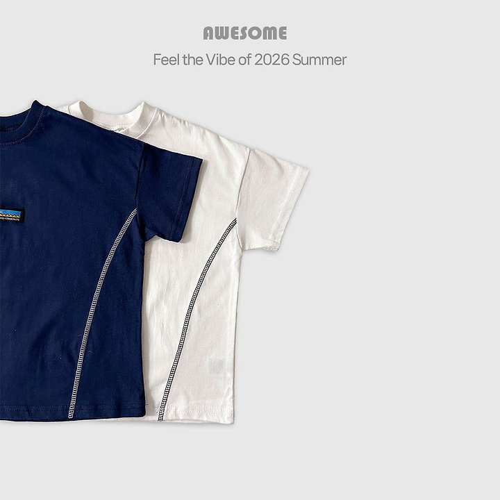 Awesome Bebe - Korean Children Fashion - #designkidswear - Colorado Panel Short Sleeve Tee - 11