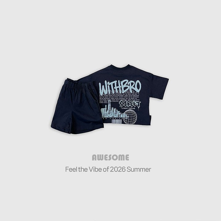 Awesome Bebe - Korean Children Fashion - #designkidswear - Street Bro Set - 4