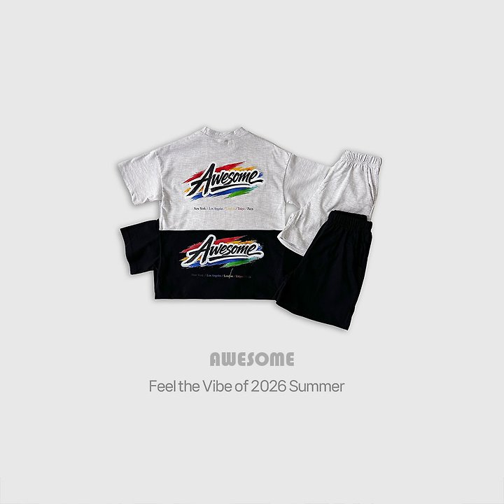 Awesome Bebe - Korean Children Fashion - #discoveringself - Graffiti Set - 3