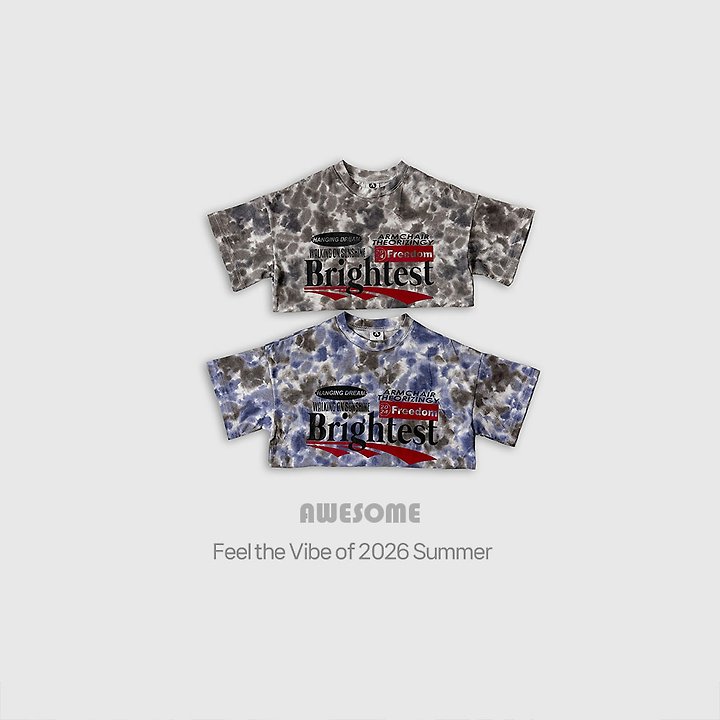 Awesome Bebe - Korean Children Fashion - #fashionkids - Bright Tie-Dye Short Sleeve Tee
