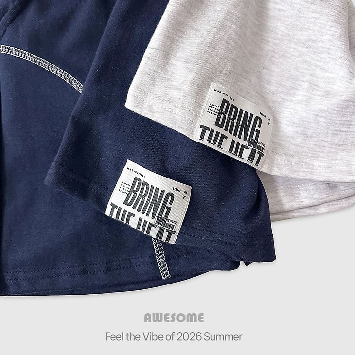 Awesome Bebe - Korean Children Fashion - #kidsstore - Engine Curve Label Shorts - 10