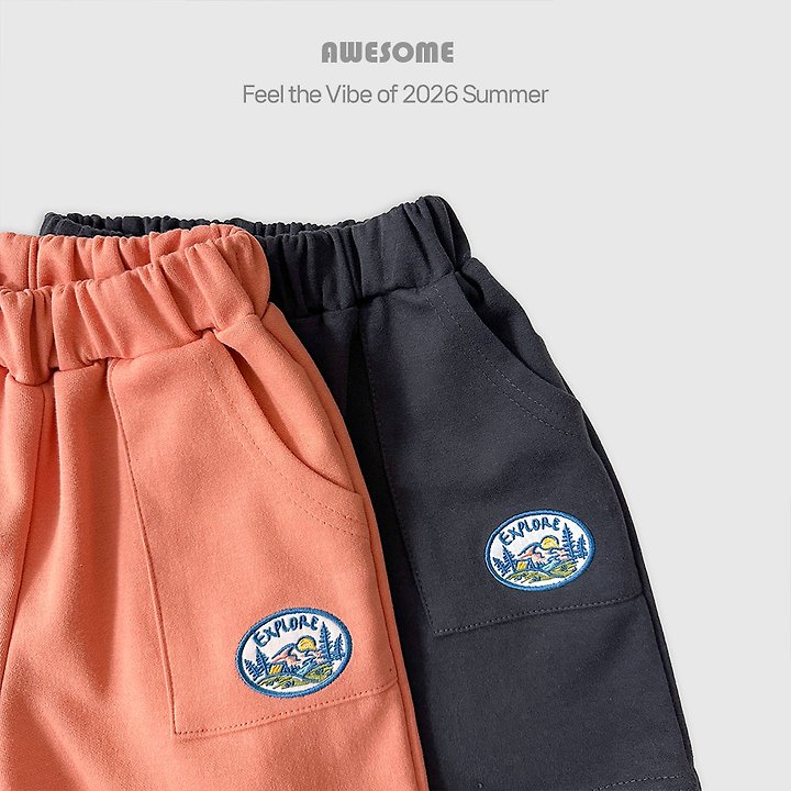 Awesome Bebe - Korean Children Fashion - #kidsstore - Work Out Pocket Shorts - 7