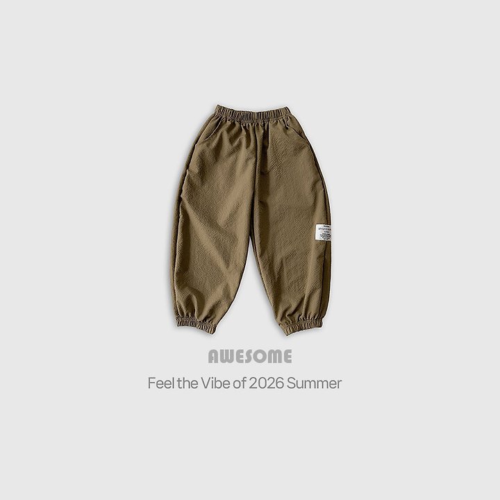 Awesome Bebe - Korean Children Fashion - #kidsstore - Breeze Cooling Jogger Pants - 6