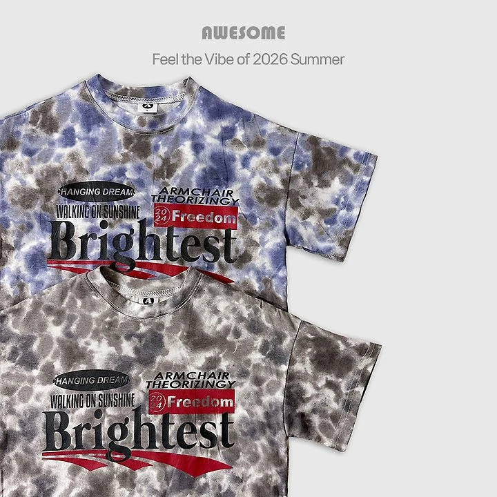 Awesome Bebe - Korean Children Fashion - #kidsstore - Bright Tie-Dye Short Sleeve Tee - 3