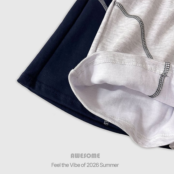 Awesome Bebe - Korean Children Fashion - #kidzfashiontrend - Engine Curve Label Shorts - 11