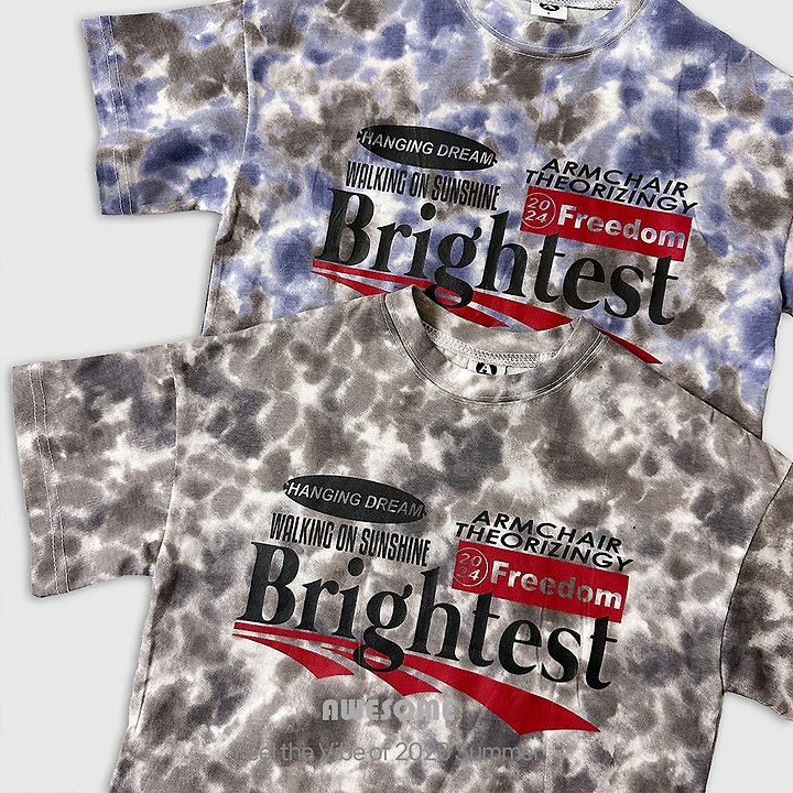 Awesome Bebe - Korean Children Fashion - #kidsstore - Bright Tie-Dye Short Sleeve Tee - 4