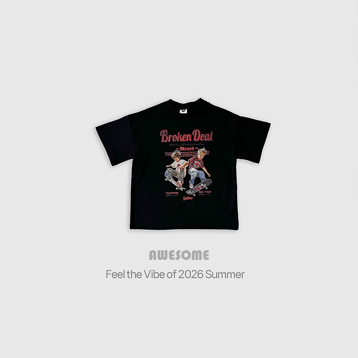 Awesome Bebe - Korean Children Fashion - #Kfashion4kids - Skate Boy Short Sleeve Tee - 4