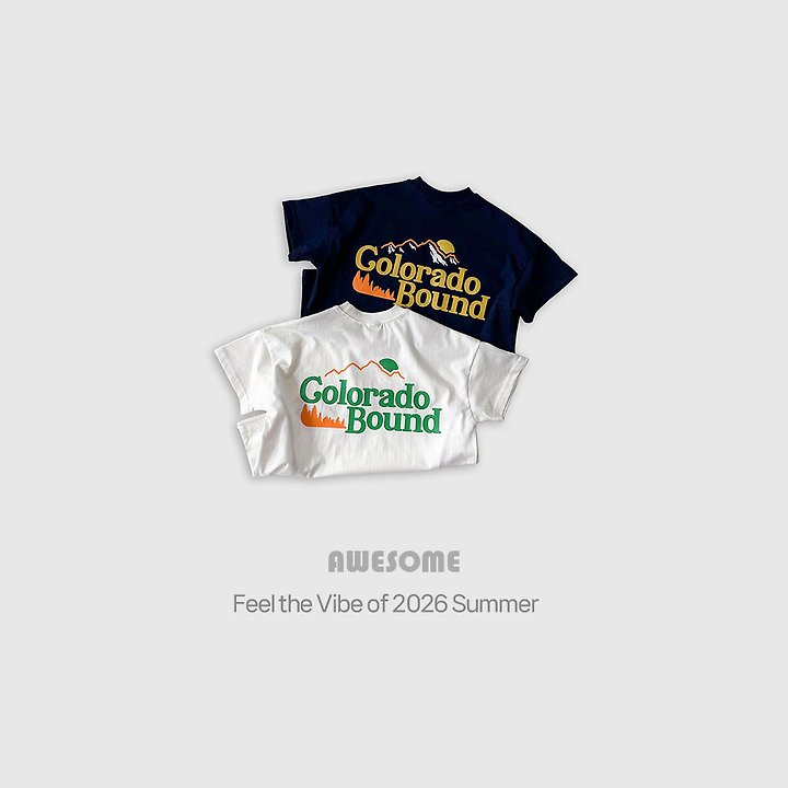 Awesome Bebe - Korean Children Fashion - #littlefashionista - Colorado Panel Short Sleeve Tee - 2