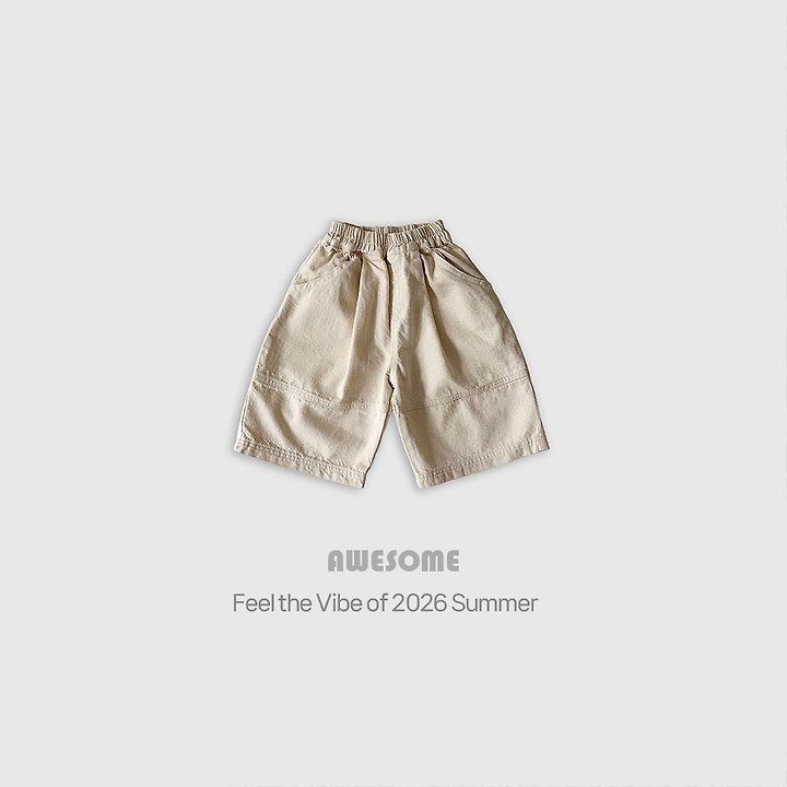 Awesome Bebe - Korean Children Fashion - #magicofchildhood - Natural Line Wide Pants - 2