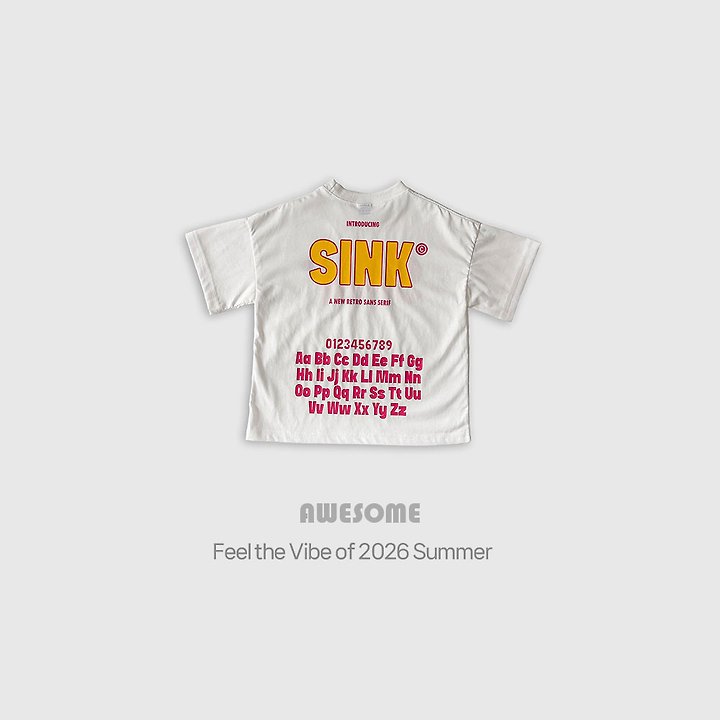 Awesome Bebe - Korean Children Fashion - #magicofchildhood - Font Enzyme Short Sleeve Tee - 6