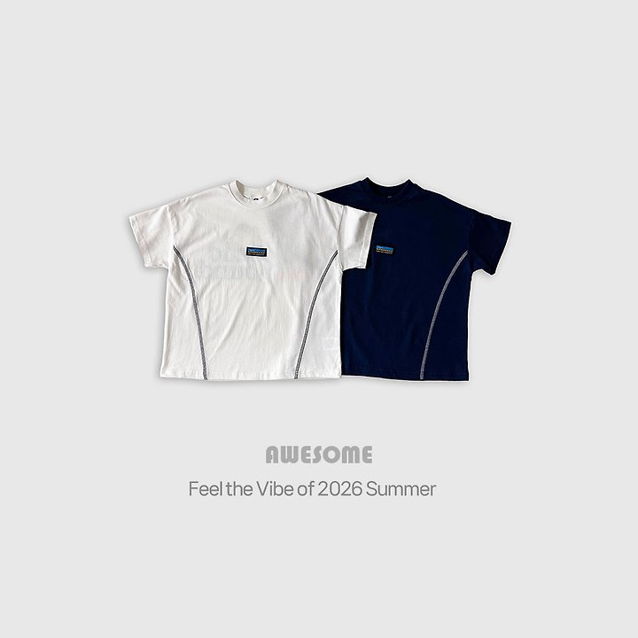 Awesome Bebe - Korean Children Fashion - #magicofchildhood - Colorado Panel Short Sleeve Tee - 3