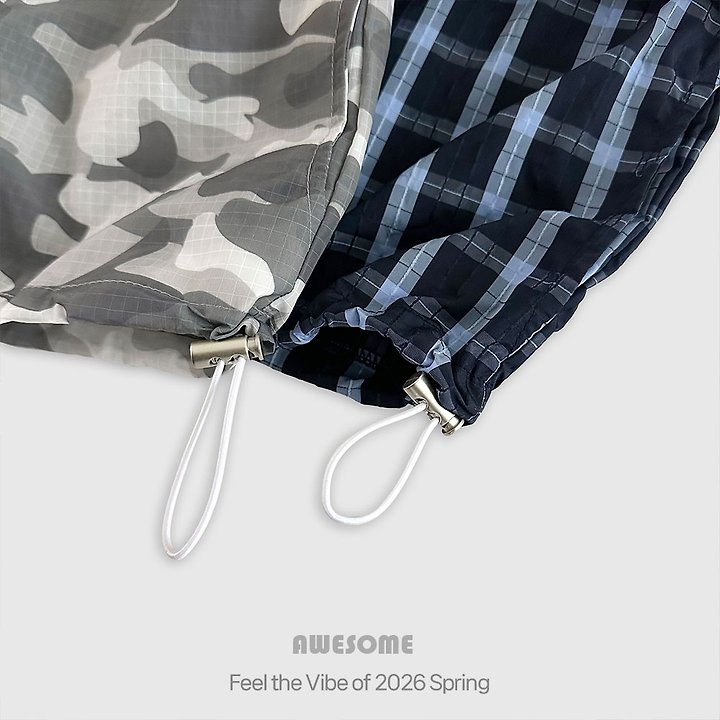 Awesome Bebe - Korean Children Fashion - #minifashionista - Camo Check Hood Windbreaker - 7