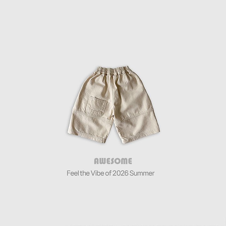 Awesome Bebe - Korean Children Fashion - #minifashionista - Natural Line Wide Pants - 3