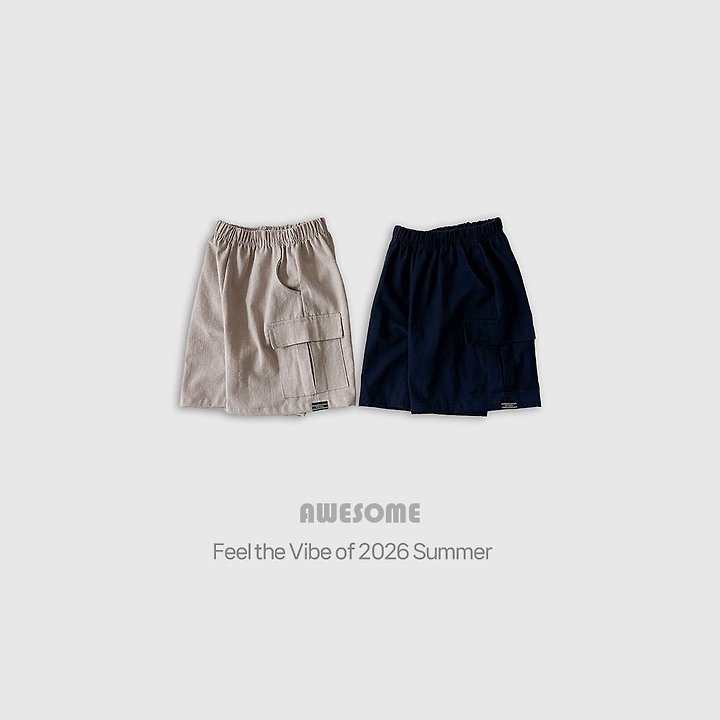 Awesome Bebe - Korean Children Fashion - #minifashionista - Like Cargo Label Shorts - 2