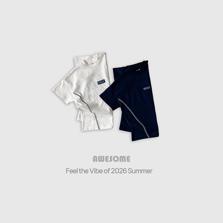 Awesome Bebe - Korean Children Fashion - #magicofchildhood - Colorado Panel Short Sleeve Tee - 4
