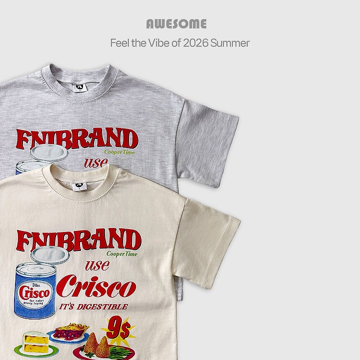 Awesome Bebe - Korean Children Fashion - #prettylittlegirls - Crisco Short Sleeve Tee - 6