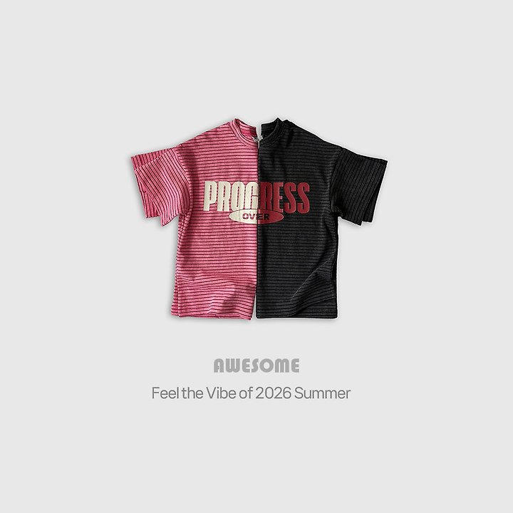Awesome Bebe - Korean Children Fashion - #prettylittlegirls - Progress Pigment Short Sleeve Tee - 3