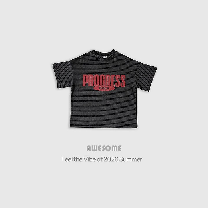 Awesome Bebe - Korean Children Fashion - #stylishchildhood - Progress Pigment Short Sleeve Tee - 6