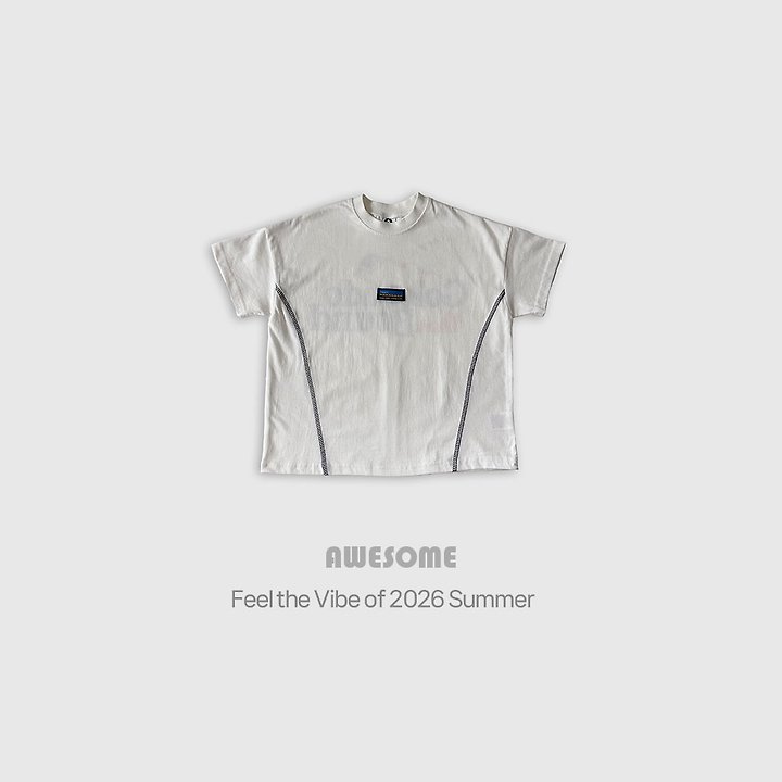 Awesome Bebe - Korean Children Fashion - #todddlerfashion - Colorado Panel Short Sleeve Tee - 6