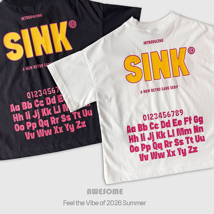 Awesome Bebe - Korean Children Fashion - #toddlerclothing - Font Enzyme Short Sleeve Tee - 10