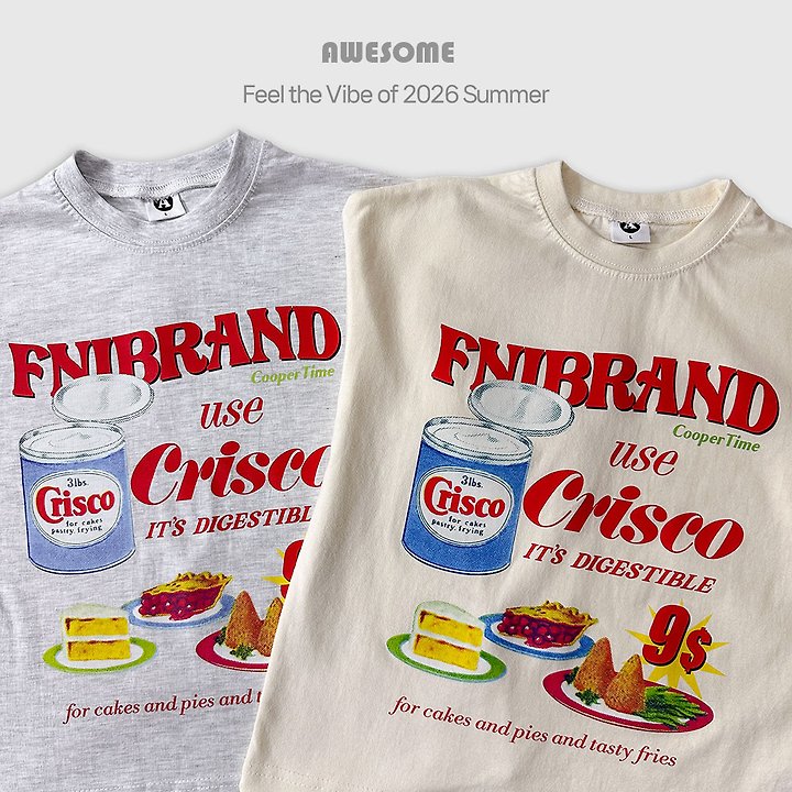 Awesome Bebe - Korean Children Fashion - #toddlerclothing - Crisco Short Sleeve Tee - 8