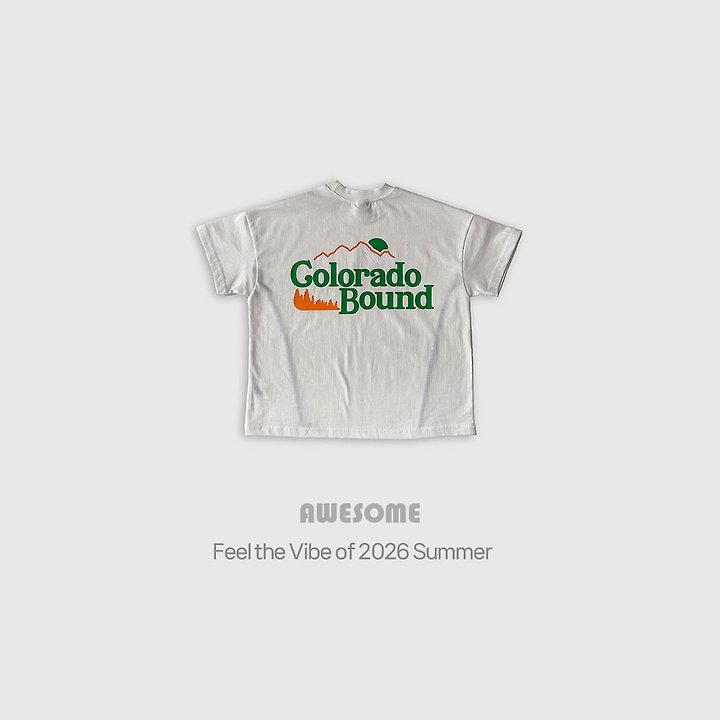Awesome Bebe - Korean Children Fashion - #toddlerclothing - Colorado Panel Short Sleeve Tee - 7