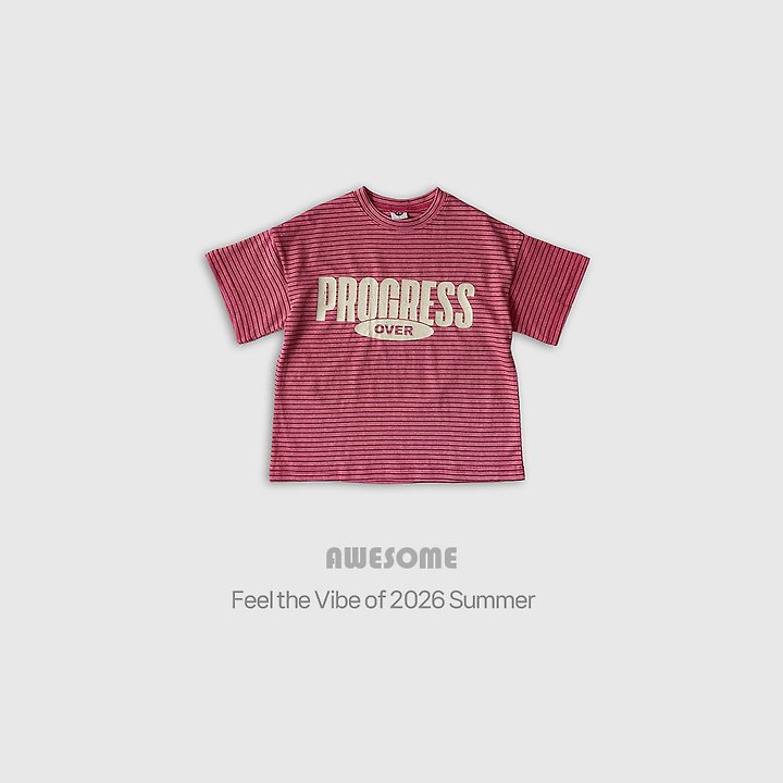 Awesome Bebe - Korean Children Fashion - #toddlerclothing - Progress Pigment Short Sleeve Tee - 5
