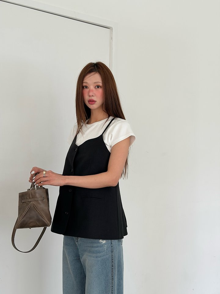 Baguette - Korean Women Fashion - #momslook - Melbourne Vest - 12