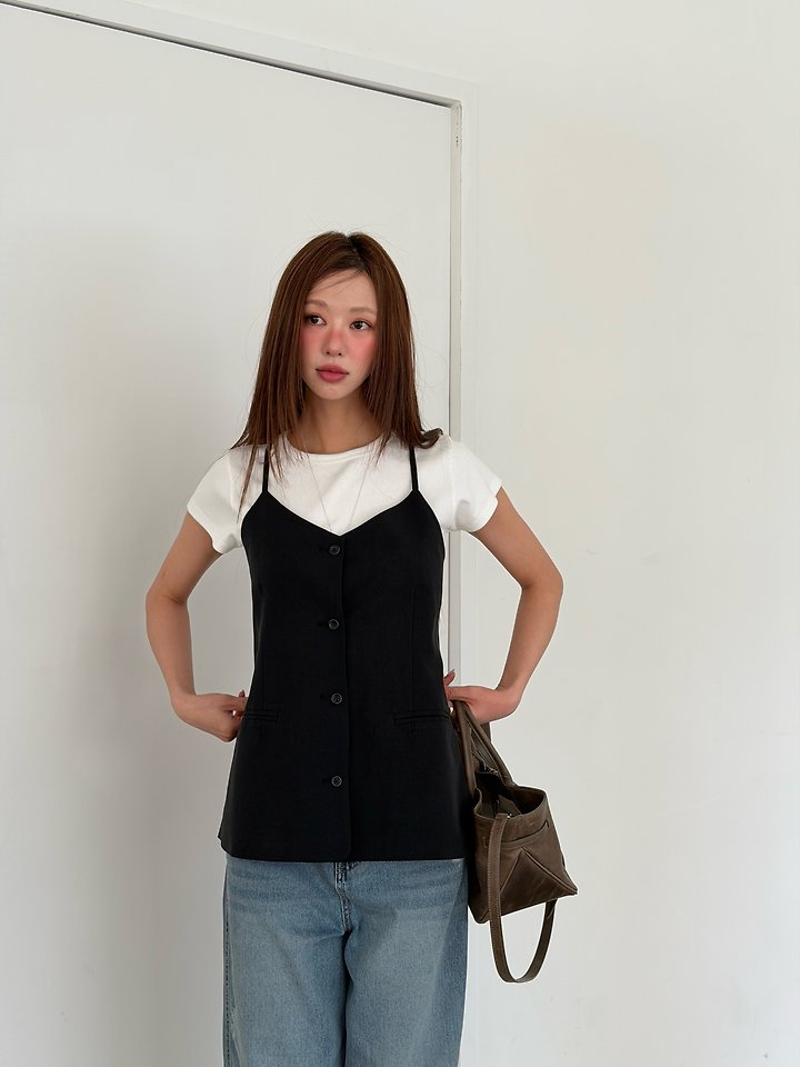 Baguette - Korean Women Fashion - #momslook - Melbourne Vest - 8