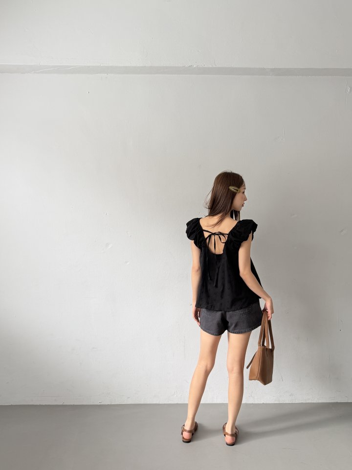 Baguette - Korean Women Fashion - #momslook - Sand Puff Blouse - 2