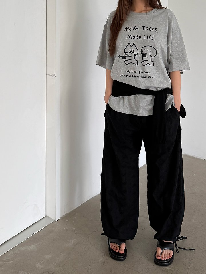 Baguette - Korean Women Fashion - #restrostyle - Jude Punching Pants - 5