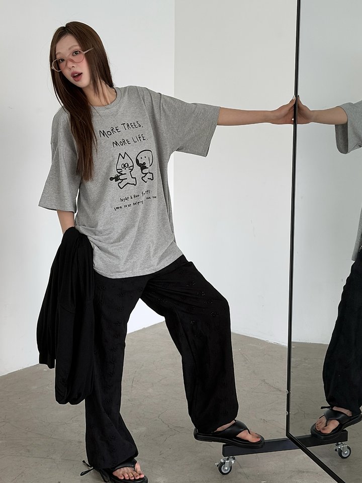 Baguette - Korean Women Fashion - #vintagekidsstyle - Jude Punching Pants - 3