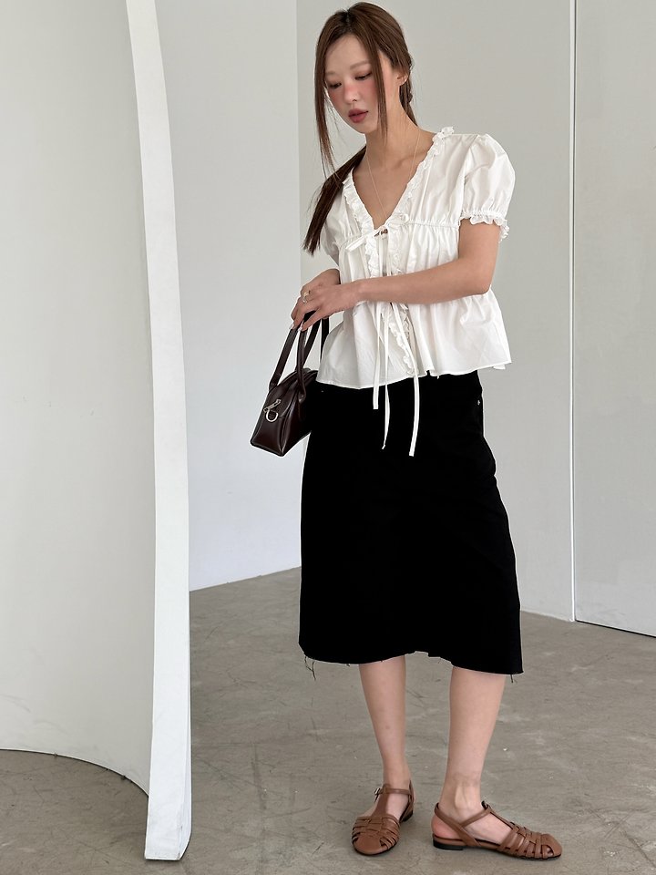 Baguette - Korean Women Fashion - #vintagekidsstyle - 7-Length Linen Pants - 2