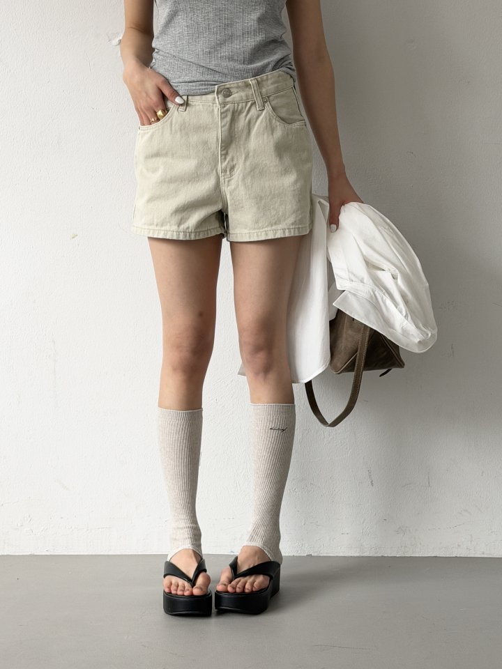 Baguette - Korean Women Fashion - #womensfashion - Low Cotton Shorts - 5