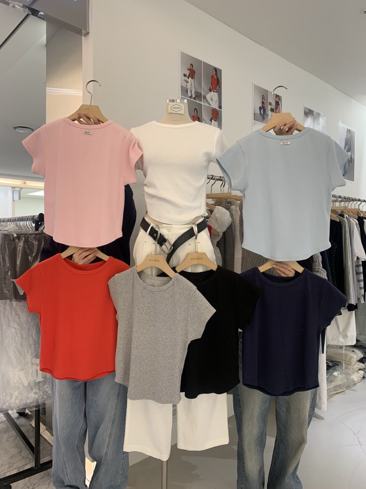 Baguette - Korean Women Fashion - #womensfashion - Drawing Tee - 12