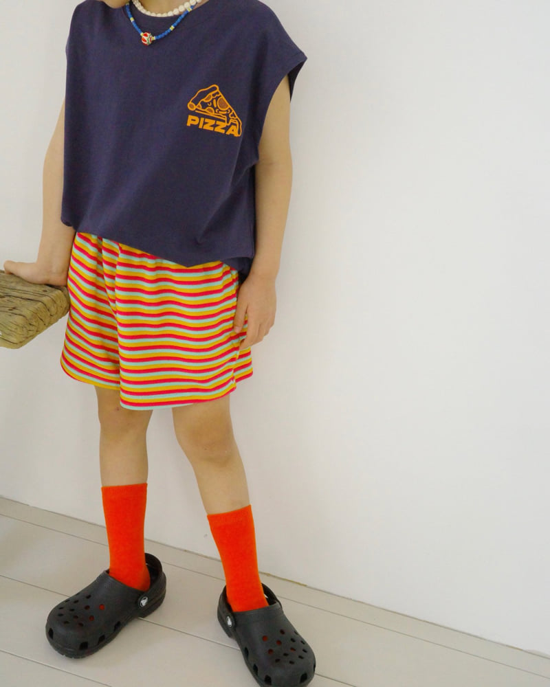 Bailey - Korean Children Fashion - #Kfashion4kids - Jelly Stripe Shorts