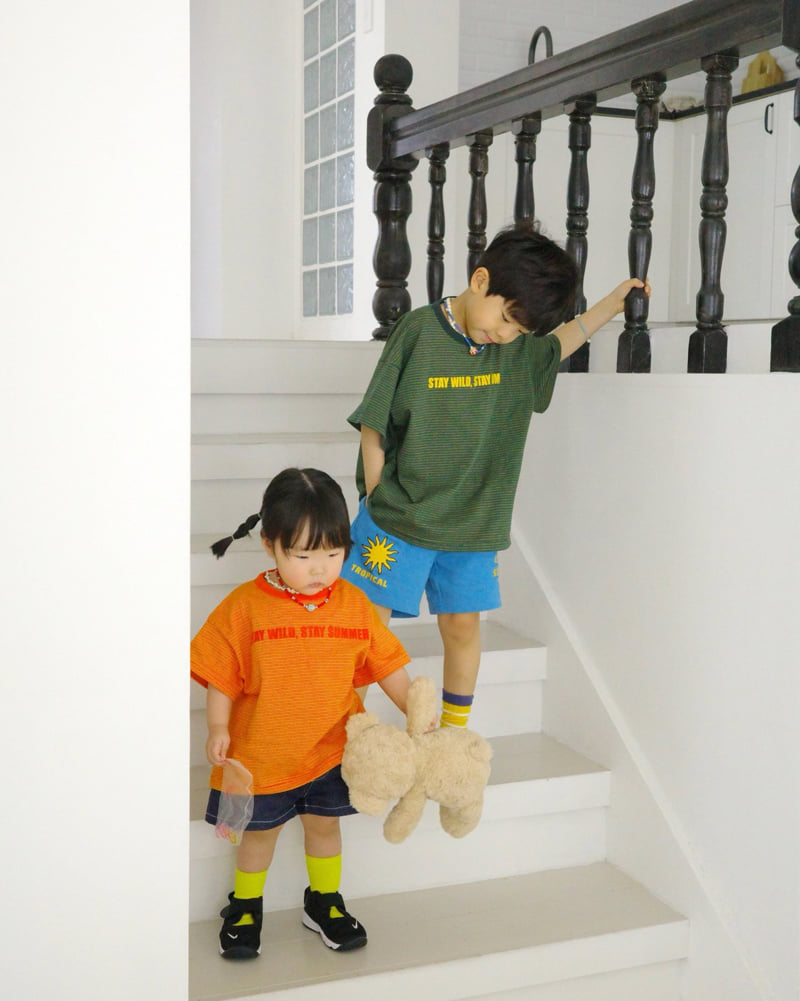 Bailey - Korean Children Fashion - #childofig - Fanta Lettering Tee - 5