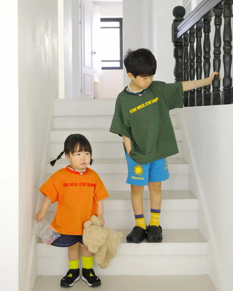Bailey - Korean Children Fashion - #childofig - Fanta Lettering Tee - 6