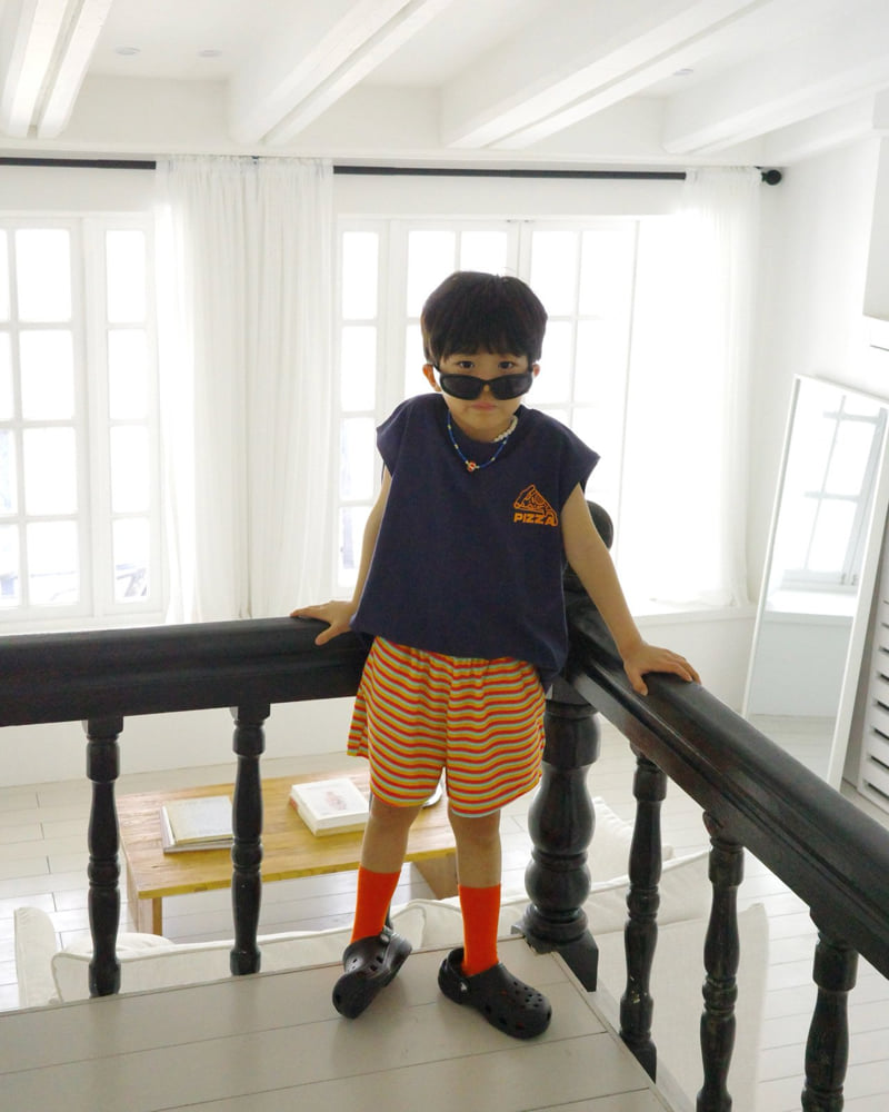 Bailey - Korean Children Fashion - #childofig - Jelly Stripe Shorts - 9
