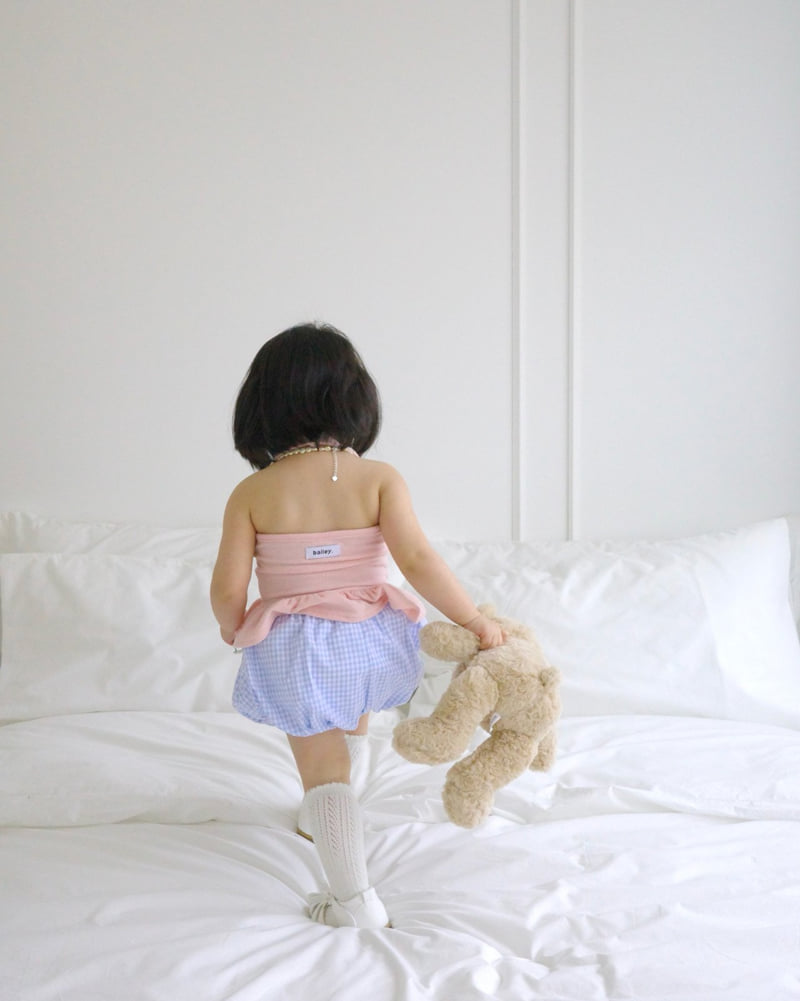 Bailey - Korean Children Fashion - #childofig - Frilly Halter Neck Tee - 5