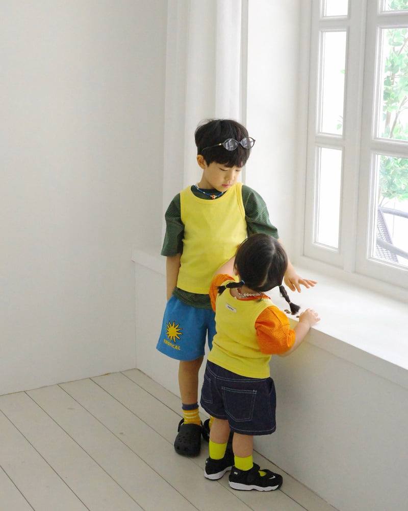 Bailey - Korean Children Fashion - #childrensboutique - Vivid Sleeveless - 7