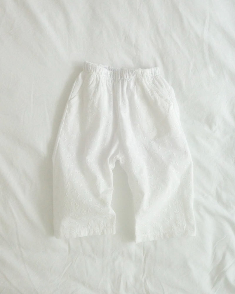 Bailey - Korean Children Fashion - #childrensboutique - Eyelet Pants - 3