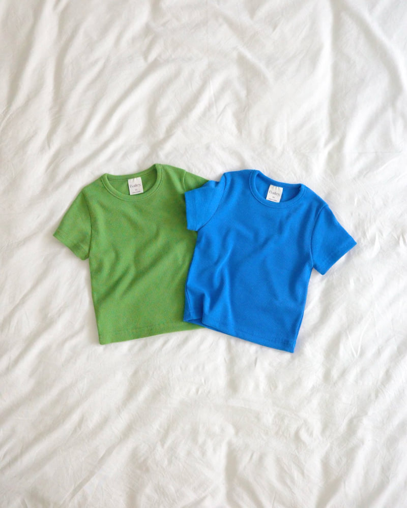 Bailey - Korean Children Fashion - #childrensboutique - Chewy Rib Tee - 12