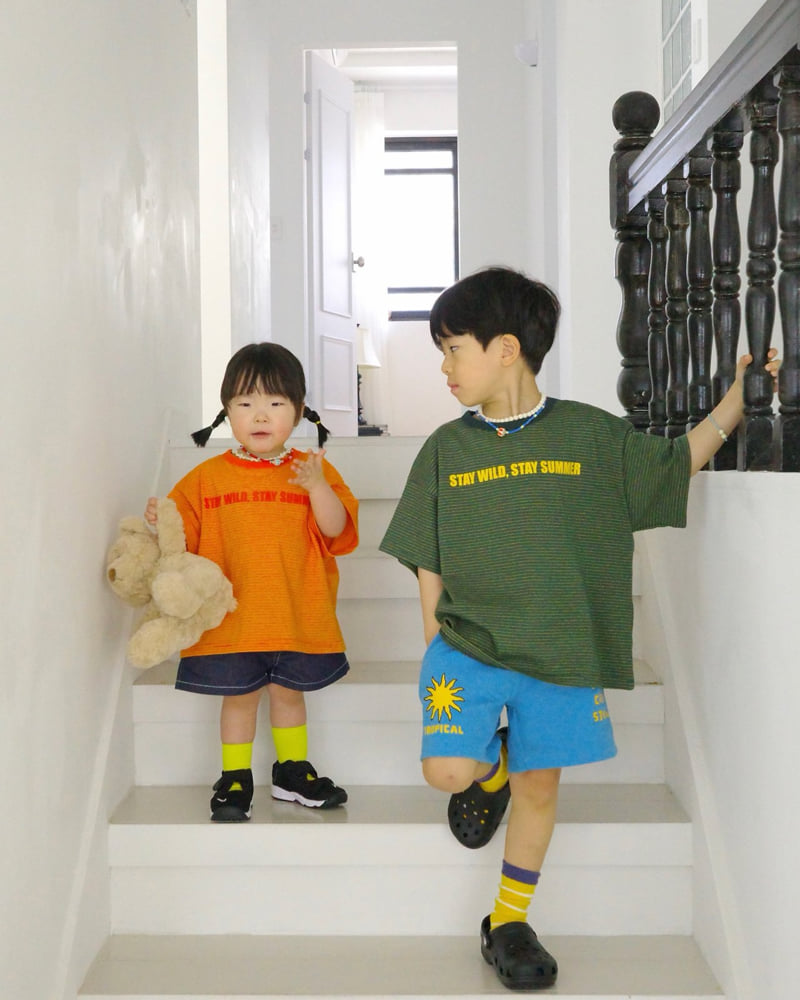 Bailey - Korean Children Fashion - #childrensboutique - Fanta Lettering Tee - 7