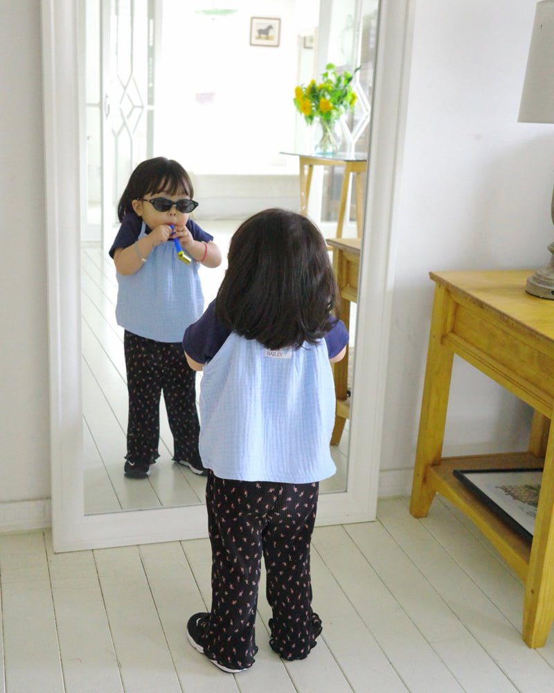 Bailey - Korean Children Fashion - #childofig - Pleated Flower Leggings - 4