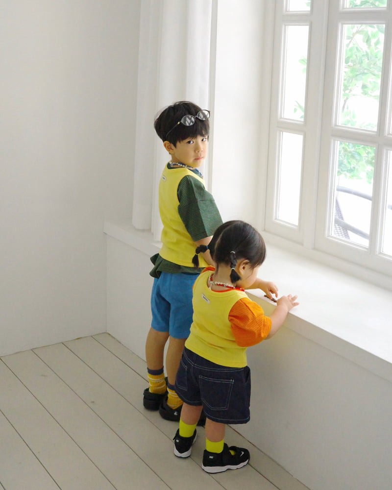 Bailey - Korean Children Fashion - #designkidswear - Vivid Sleeveless - 8