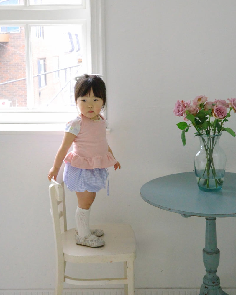 Bailey - Korean Children Fashion - #designkidswear - Hot Girl Boat Neck Tee - 7