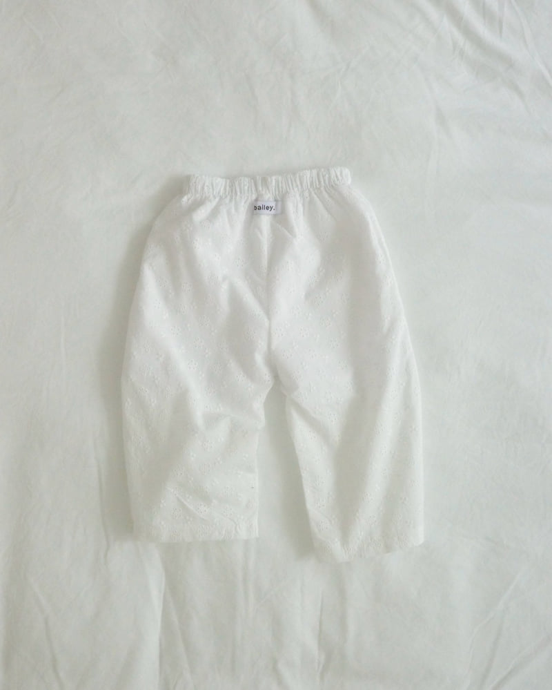 Bailey - Korean Children Fashion - #childrensboutique - Eyelet Pants - 4