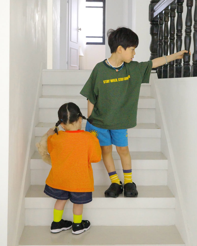 Bailey - Korean Children Fashion - #designkidswear - Fanta Lettering Tee - 8