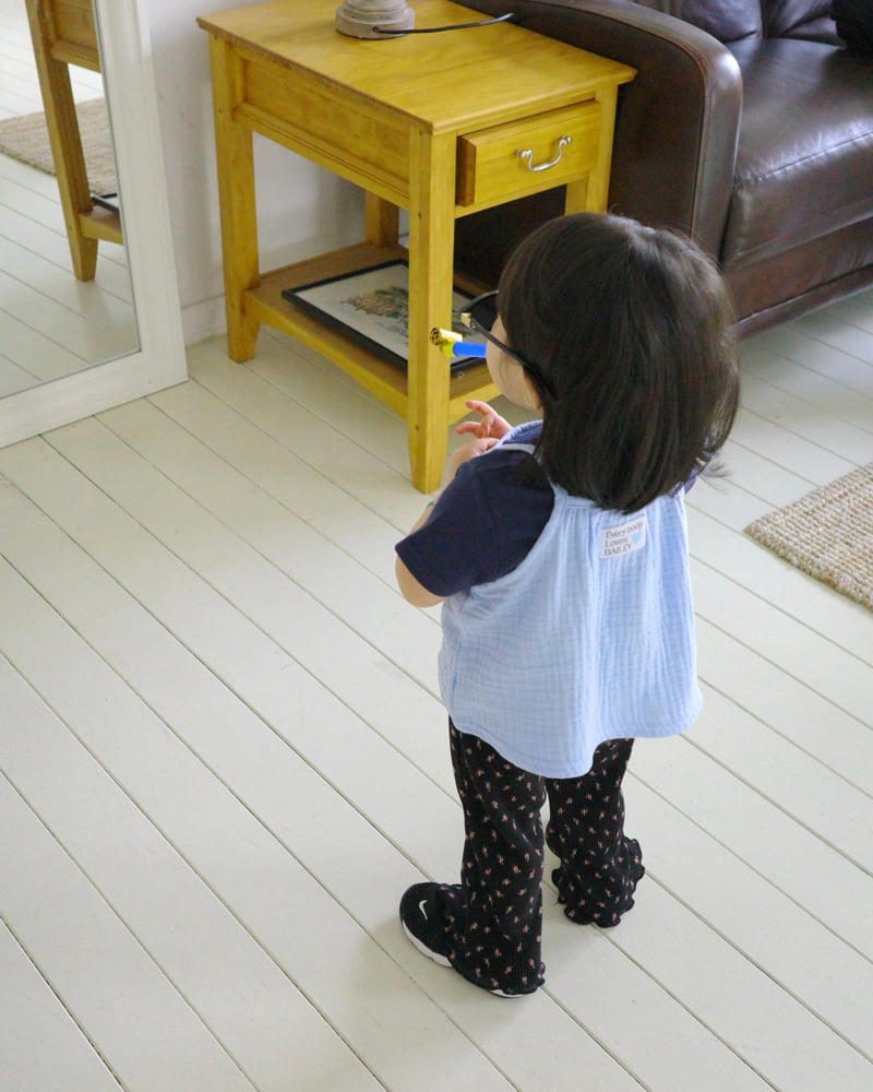Bailey - Korean Children Fashion - #designkidswear - Pleated Flower Leggings - 5
